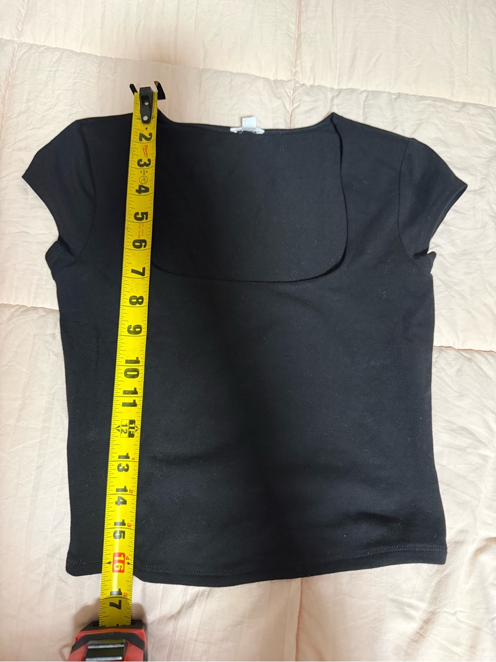Garage Classic Black Women’s Square-Neck Top